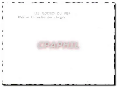 As Gorges do Fier — Saída das Gorges — 1225 — Verso