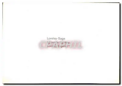 Loreley — lenda — editor desconhecido, número de série não visível — Verso