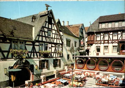 Rüdesheim - Vista da Drosselgasse — Lindenwirt Drosselhof