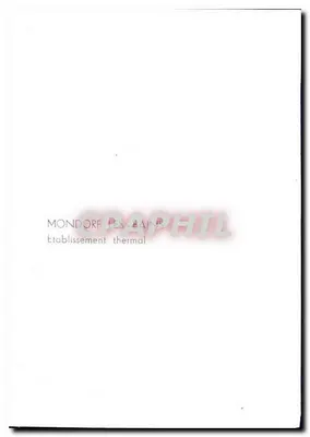Mondorf-les-Bains — Estabelecimento termal — editor Mondorf-les-Bains — Verso