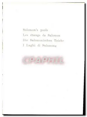 Jeziora Salomona — n° 102 — Rewers