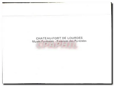 Faianças de Samadet em Lourdes — Museu Pirenéu — Castelo-Forte de Lourdes — Verso
