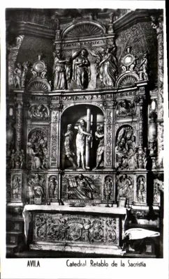 Avila — Catedral, Retábulo da Sacristia — sem editor ou número de série visíveis