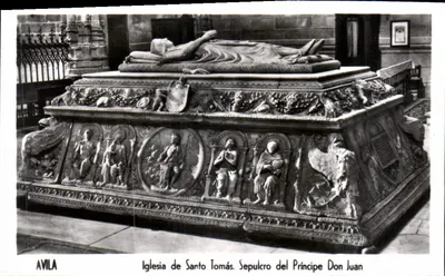 Igreja de Santo Tomás. Túmulo do Príncipe Don Juan — Ávila