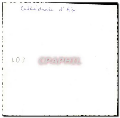 Katedra d'Air — widok frontu — n° LOB — Rewers