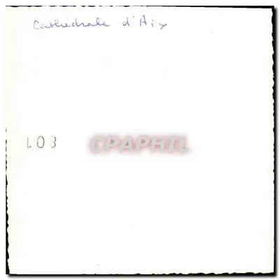 Katedra w Aix — wykrojony wnętrze — L03 — Rewers