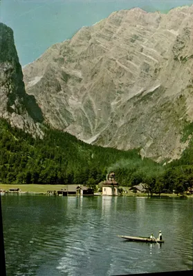 St. Bartholomä mit Watzmann-Ostwand — AMMON PHOTO — n° de série não visível