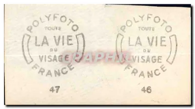 Dwa portrety kobiety — Polyfotofoto, seria 46 i 47 — wydawca Polyfotofoto — Rewers