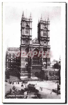 Bilhete postal moderno Londres Abadia de Westminster