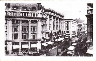 Oxford Circus, Londres — vista urbana