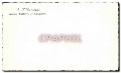 Roches Tuillières e Sanadoire — A Auvergne — editor L'Luvergne — Verso