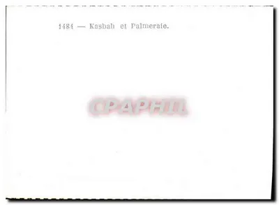 Kasbah e Palmeraie — n°1484 — Verso