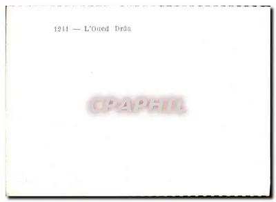 Bilhete postal moderno Oued Draa — Verso