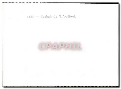 Kasbah de Tifoultout — Argélia — 1485 — Verso