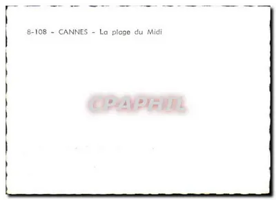 CANNES - plaża Midi — seria 8-108 — Rewers