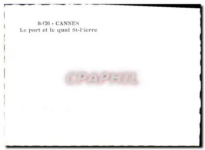 Cannes — Port i nabrzeże św. Piotra — 8-176 — Rewers