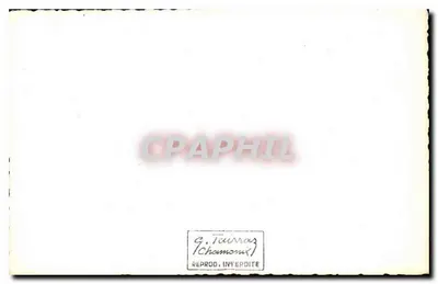 Mont Blanc — widok panoramiczny — G. Tairnas / Chamonix — Rewers