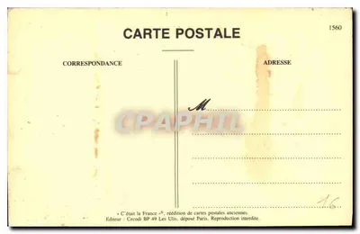 Lafeté, Bonnetier, Strada di Triac, vicino a Jarnac — editore Cécodi, n. 1560 — Verso