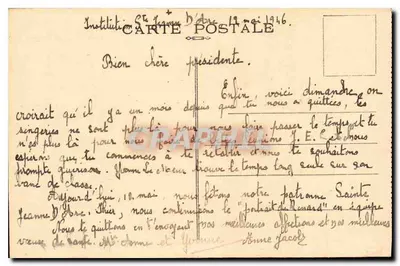 LANNION (C.-du-N.) — Igreja de Saint-Jean-du-Baly — A. B. — Verso