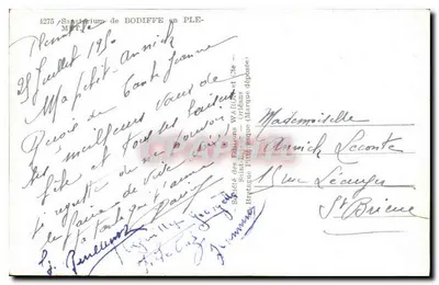 Sanatório de Bodiffe em PLE - Waron — editor Waron, n° 4275 — Verso