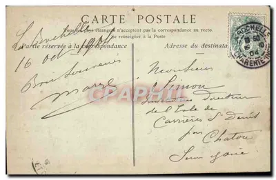 La Rochelle — Mesa e Cadeira do Prefeito Guillon — Coleções ND Fot- Mary — Verso