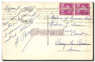 ROYAN - La Conche du Pigeonnier — Wydawnictwo Nowych Galerii, nr 83 — Rewers