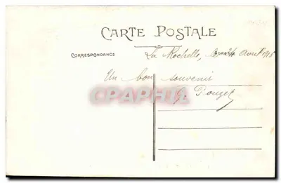 La Rochelle — Park Charruyer, Jezioro Cyganiów — L.C. n°882 — Rewers