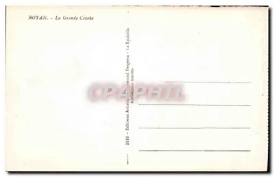 Royan - La Grande Conche — widok z powietrza — Ramuntcho — Rewers