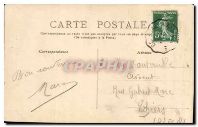 La Mérine em Nastasio — Tipos das Charentes — série 4 — Verso