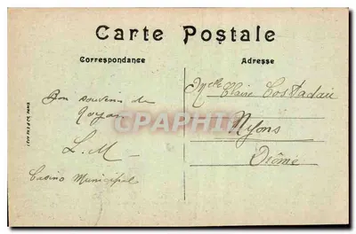 Arredores de ROYAN — Vallières — A Ilha das Pombas e Royan — n°172 — Verso