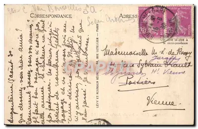 Angouême - Widok na Zielony Ogród - LL — Rewers