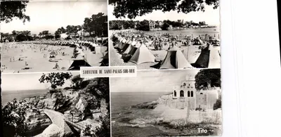 Saint-Palais-sur-Mer — recordações de praia e falésia — editor Tito
