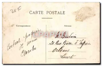 La Rochelle — Efeito da lua na entrada do Porto — Editor: Taud et Nozais, Nantes, n° 101 — Verso