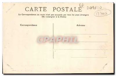 Surgères - Castelo, Portão Monumental — Ed. A. Côte, n°4 — Verso