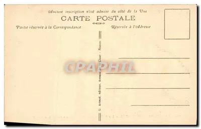 Saint-Georges-de-Diddonne — Os Rochos isolados em Vallières à maré alta — Efeito de noite — Verso