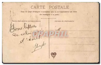 Pansée fioletowa — 1 kwietnia — E. GuilloT — Rewers