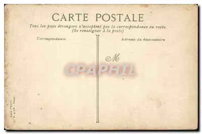 Giardino delle Tuileries — Resti romani — L. Y. & Cie, Parigi — Verso