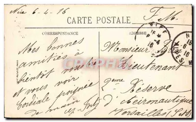 Nice — Terrasy i Quais Midi — LL. Seria 68 — Rewers