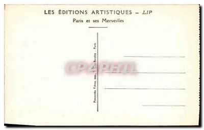 Śmierć św. Geneviwy — Malarstwo ścienne Panthéonu — J.-P. Laurens — LIP — Rewers
