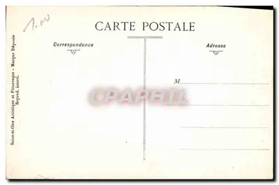 Corbeil (S.-et-O.) — Kerk van Sint-Spire, zijkapellen — Collectie Paul Allorge, serie C c 6 — Achterkant