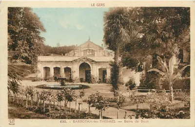 Barbotan-les-Thermes — Banho de Lodo — Editor Labouche frères, n° 630