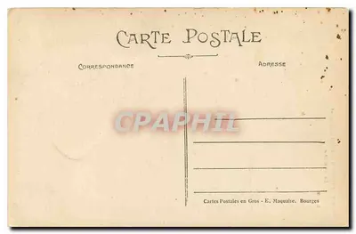 Bourges — Hotel Lallemand, La Tourelle — Éditeur E. Maquaire — Rewers