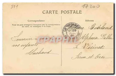 Okręgi Royan - Vallières - Le Chaos — wydawca Nouvelles Galeries, n°86 — Rewers