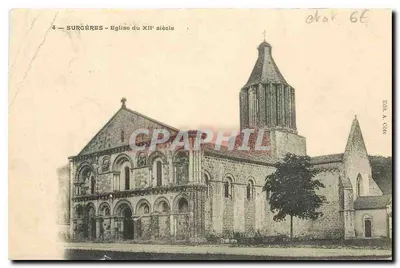 Surgères - Igreja do século XII — Editor A. Cale, n°4