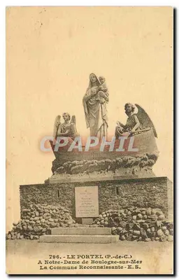 Le Portel (F.-de-C.) — Monumento à Nossa Senhora de Boulogne-sur-Mer — E.S. n°796