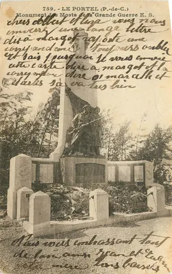 Le Portel (P.-de-C.) — Monumento aos Mortos da Grande Guerra E.S. — n°759