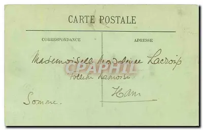 Boulogne-sur-Mer — Uma Boulonnaise — Toilette de Ville — LL n°280 — Verso