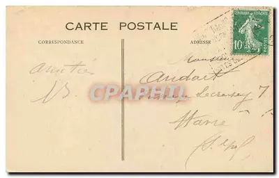 Bagnoles-de-l'Orne — Il Grand Hôtel, vista del Roc-au-Chien — editore non visibile — Verso