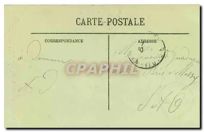 Bagnoles-de-l'Orne — Jezioro i Wielki Hotel, Widok z Roc au Chien — LL n°107 — Rewers