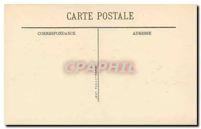 Stara pocztówka Strasbourg Avenue de la Marseillaise — Rewers